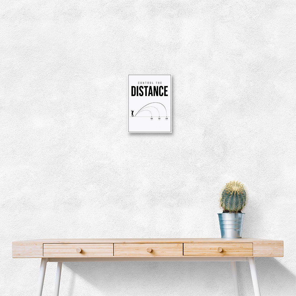 Control The Distance – Golf Shot Precision Wall Art