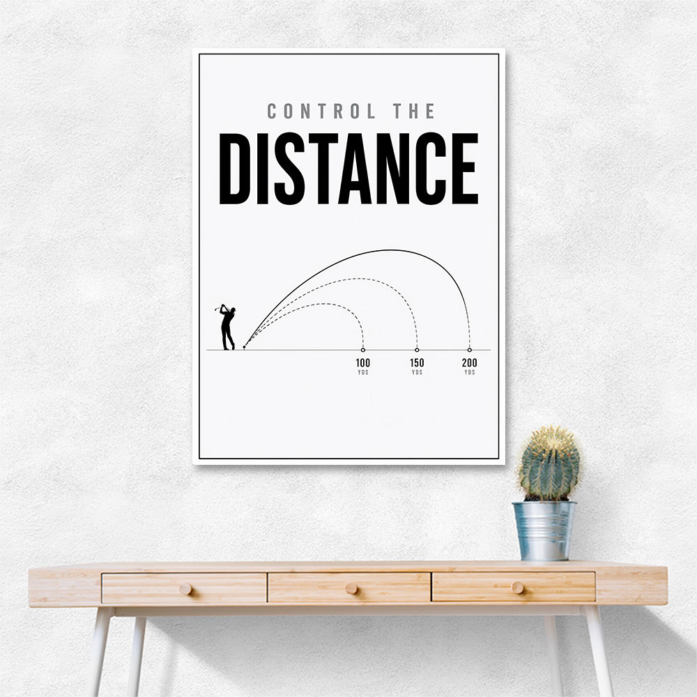 Control The Distance – Golf Shot Precision Wall Art