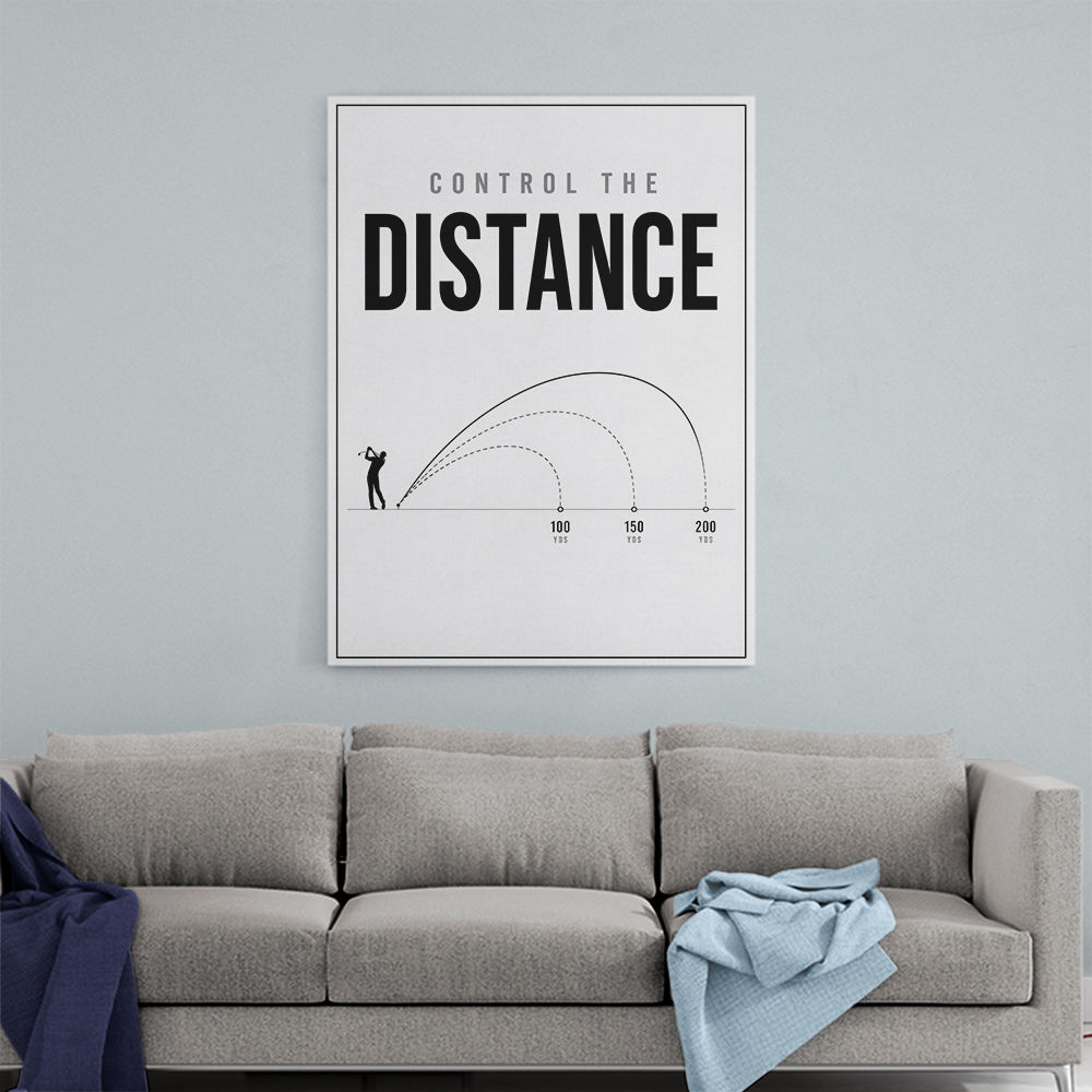 Control The Distance – Golf Shot Precision Wall Art