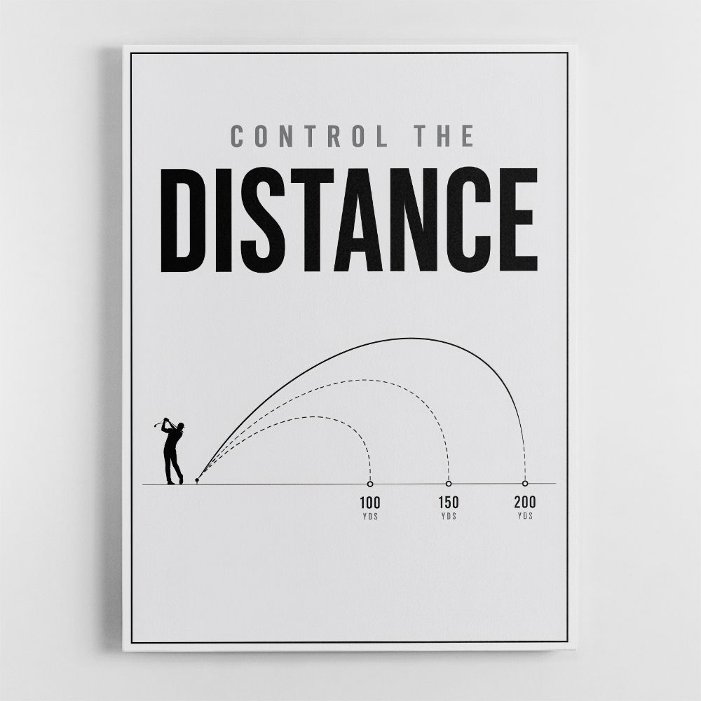 Control The Distance – Golf Shot Precision Wall Art
