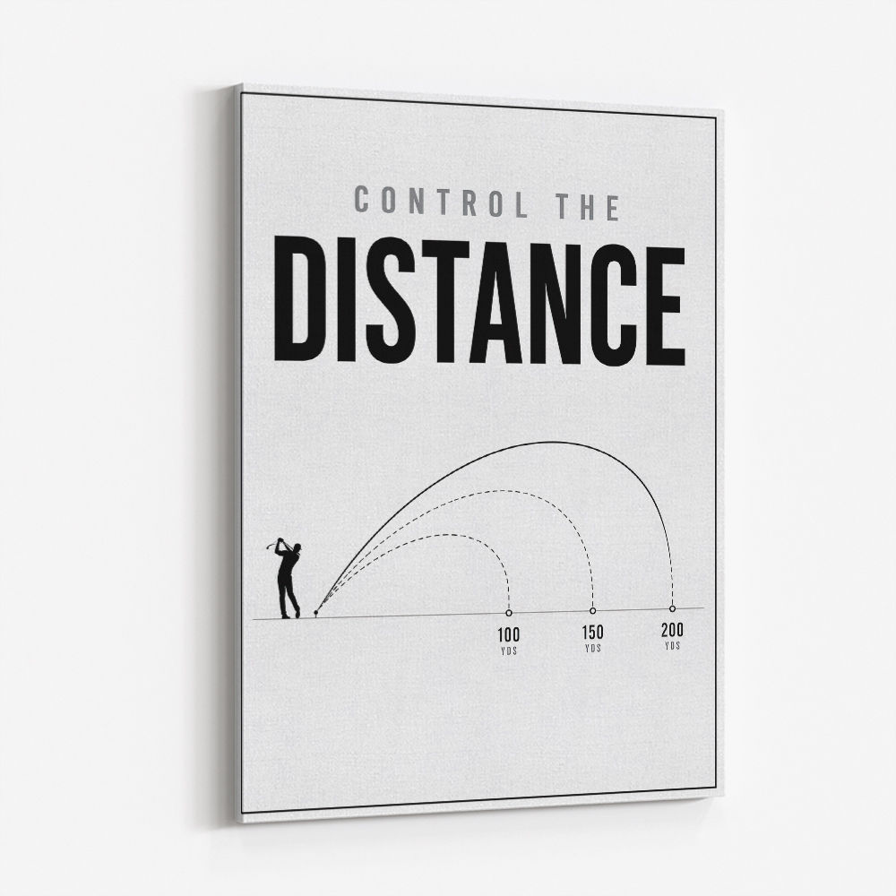Control The Distance – Golf Shot Precision Wall Art
