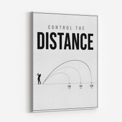 Control The Distance – Golf Shot Precision Wall Art