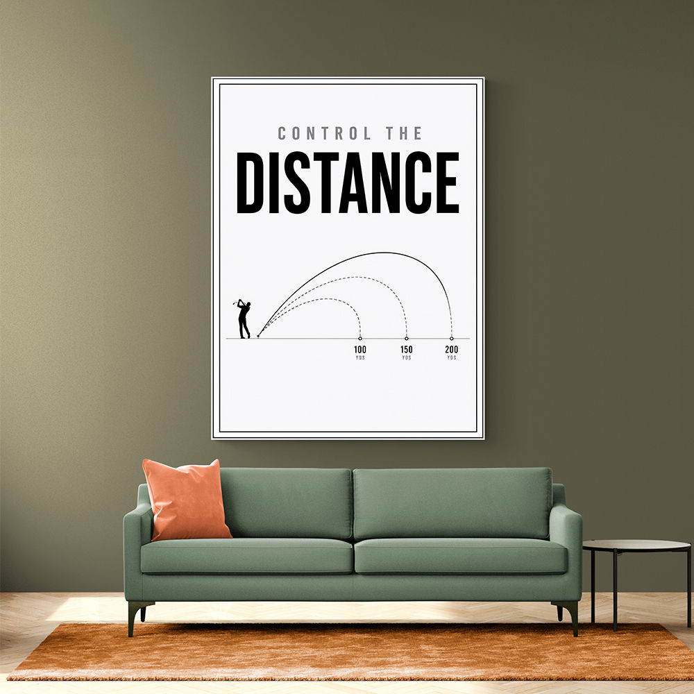 Control The Distance – Golf Shot Precision Wall Art
