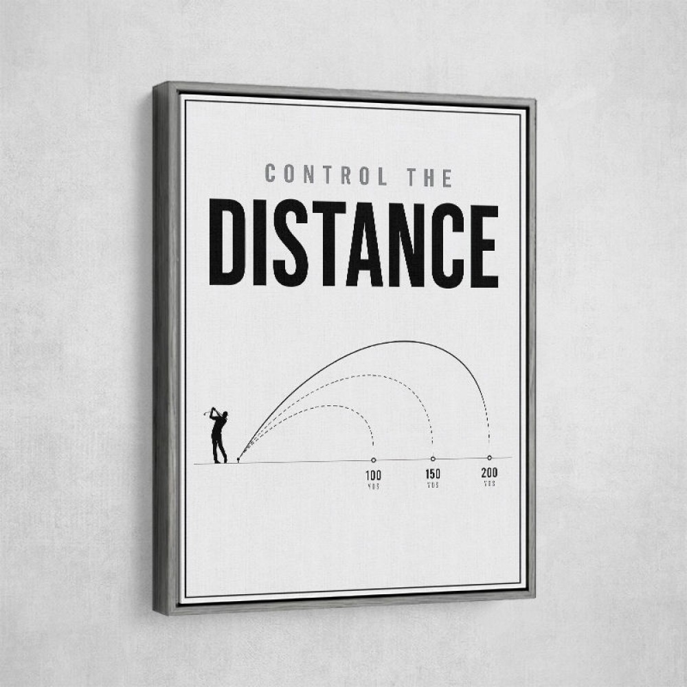 Control The Distance – Golf Shot Precision Wall Art