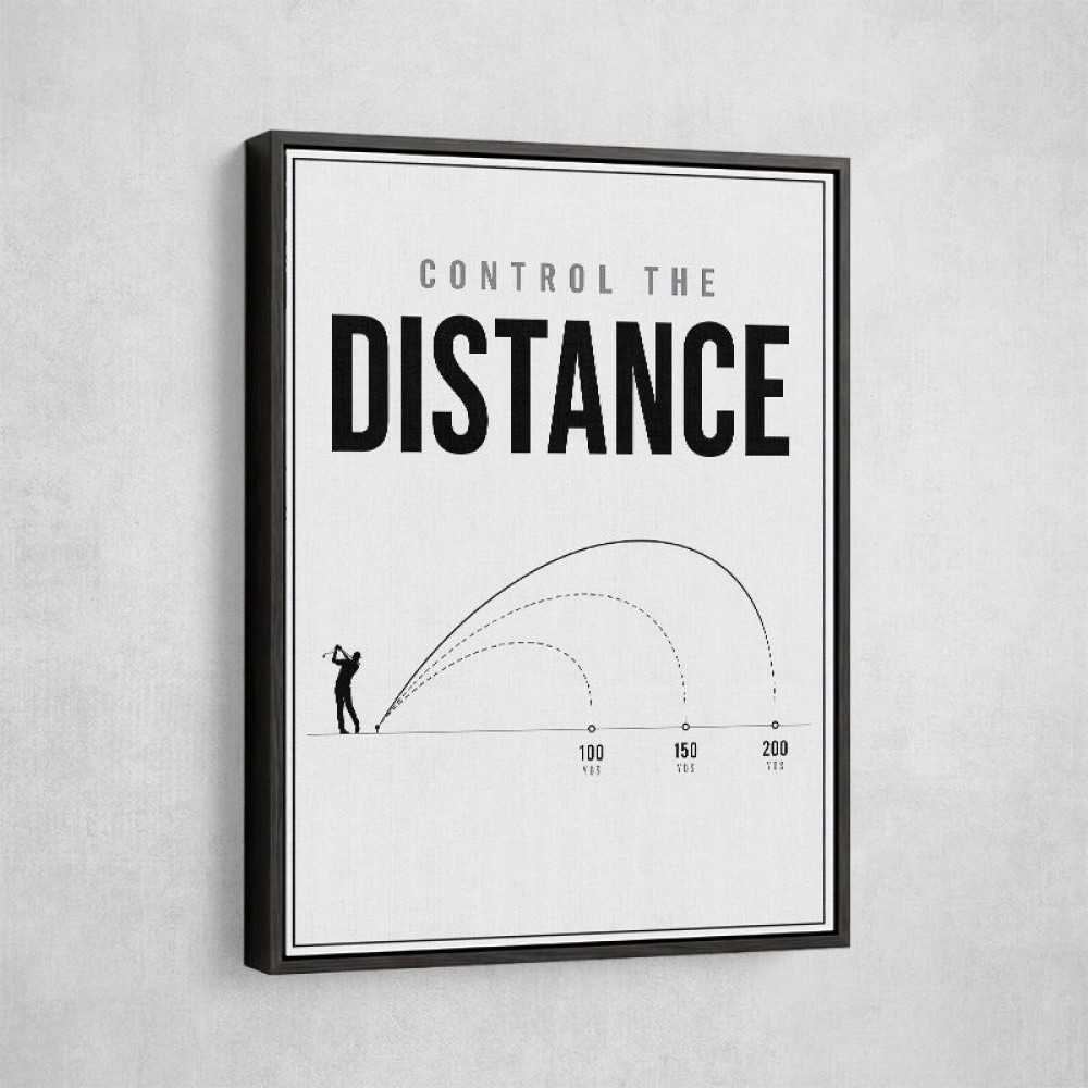 Control The Distance – Golf Shot Precision Wall Art
