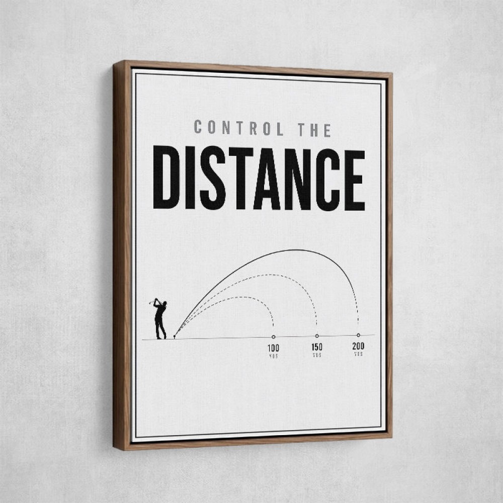 Control The Distance – Golf Shot Precision Wall Art
