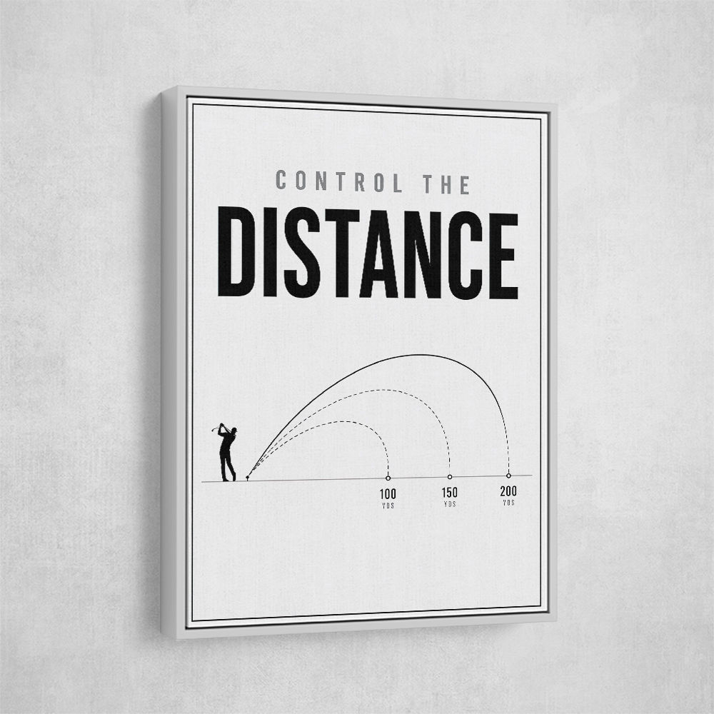 Control The Distance – Golf Shot Precision Wall Art