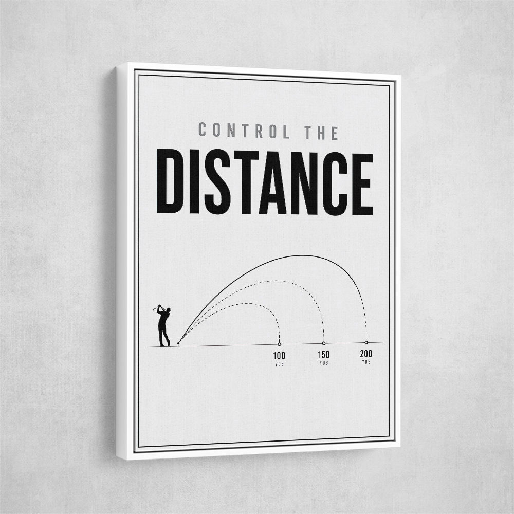 Control The Distance – Golf Shot Precision Wall Art