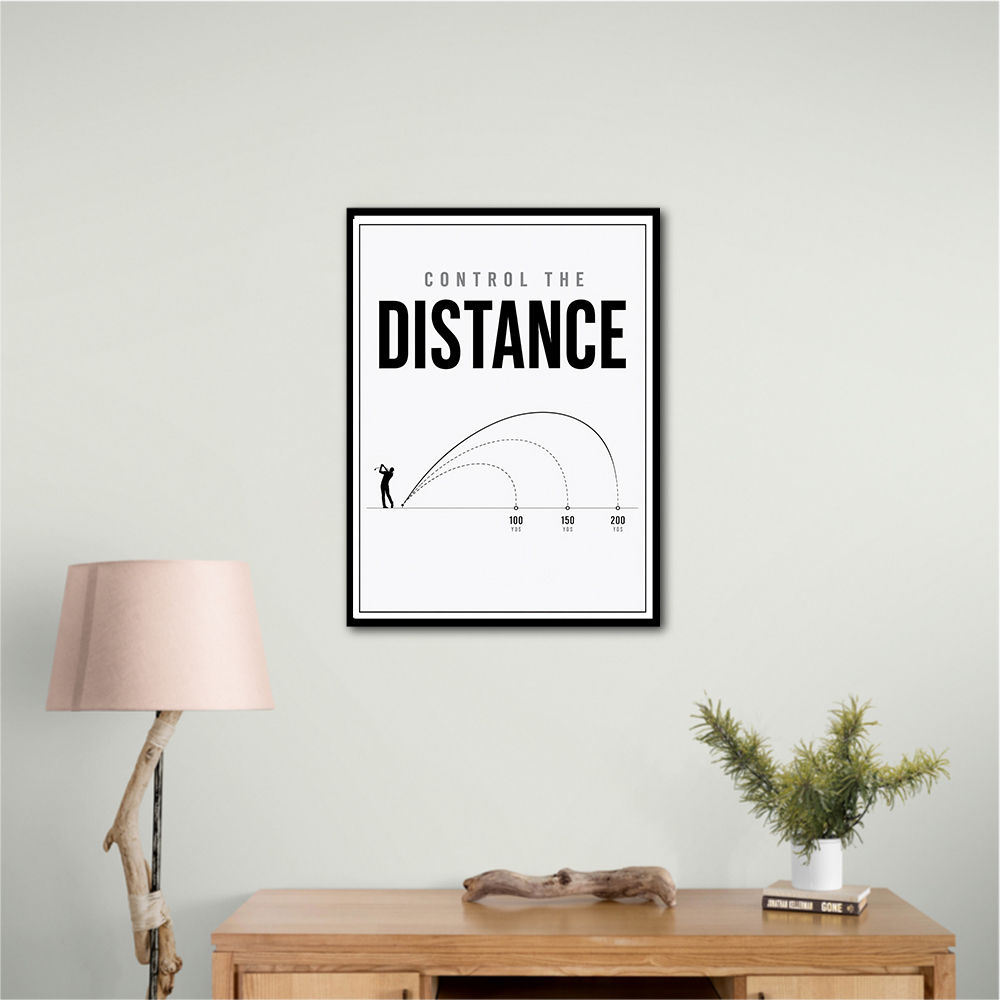 Control The Distance – Golf Shot Precision Wall Art