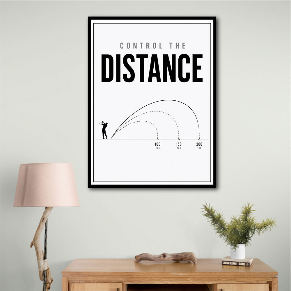Control The Distance – Golf Shot Precision Wall Art