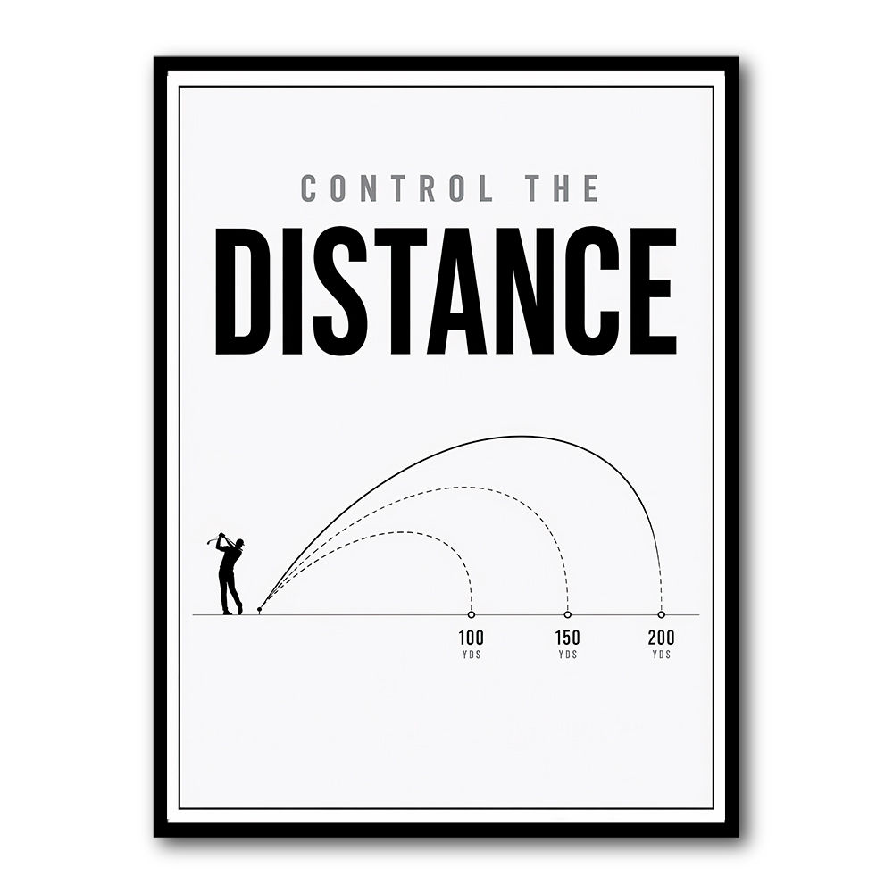 Control The Distance – Golf Shot Precision Wall Art