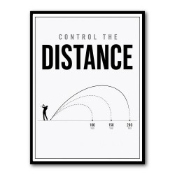 Control The Distance – Golf Shot Precision Wall Art