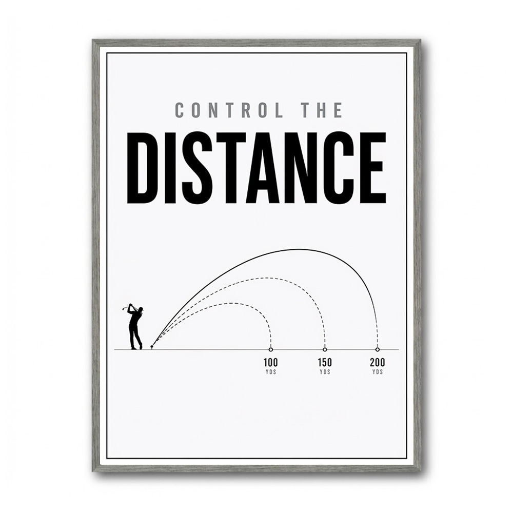 Control The Distance – Golf Shot Precision Wall Art