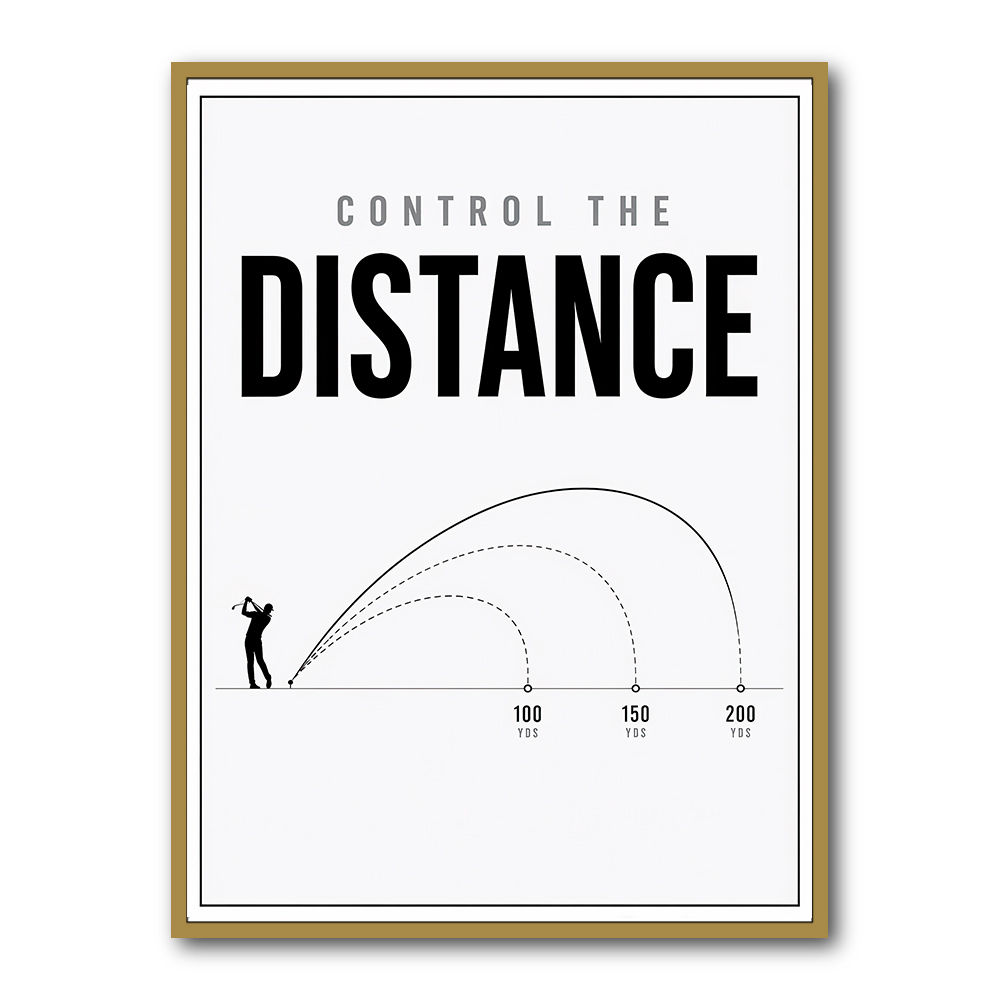 Control The Distance – Golf Shot Precision Wall Art