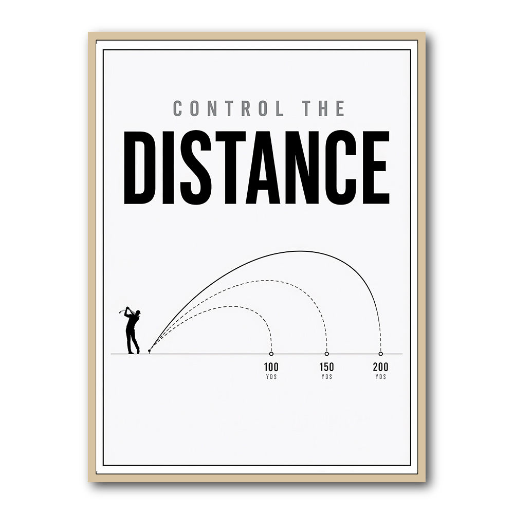 Control The Distance – Golf Shot Precision Wall Art