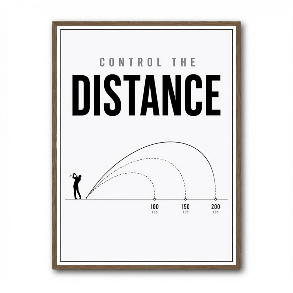 Control The Distance – Golf Shot Precision Wall Art