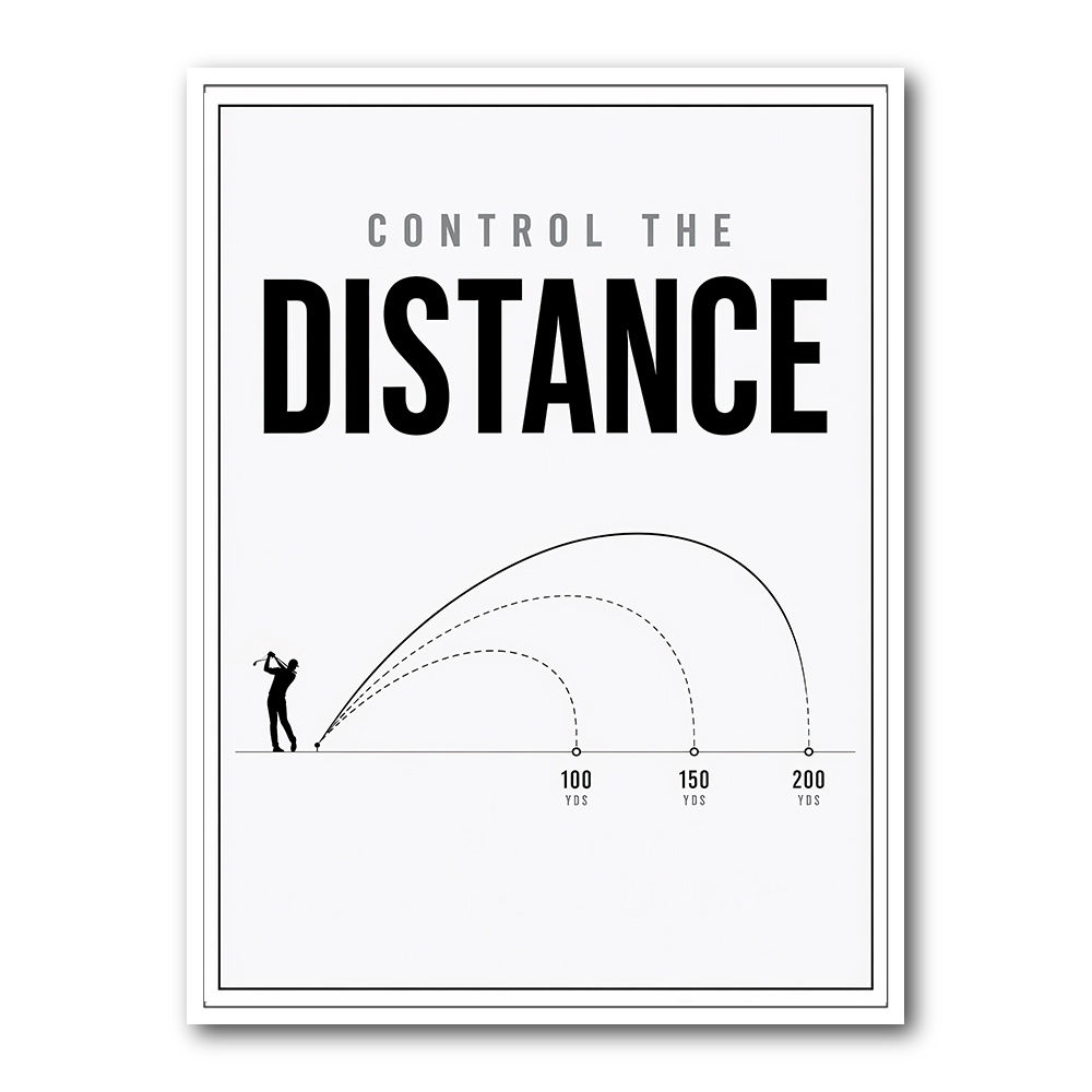 Control The Distance – Golf Shot Precision Wall Art
