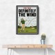 Definitely the Wind – Golf Excuses Wall Art