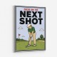 Focus on the Next Shot – Golf Mindset Wall Art
