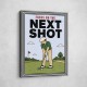 Focus on the Next Shot – Golf Mindset Wall Art