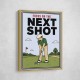 Focus on the Next Shot – Golf Mindset Wall Art
