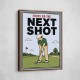 Focus on the Next Shot – Golf Mindset Wall Art