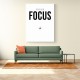Focus – Minimal Golf Motivation Wall Art