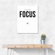Focus – Minimal Golf Motivation Wall Art