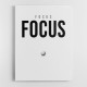 Focus – Minimal Golf Motivation Wall Art