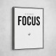 Focus – Minimal Golf Motivation Wall Art