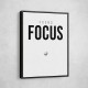 Focus – Minimal Golf Motivation Wall Art