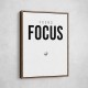 Focus – Minimal Golf Motivation Wall Art
