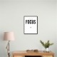Focus – Minimal Golf Motivation Wall Art