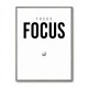 Focus – Minimal Golf Motivation Wall Art