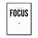 Focus – Minimal Golf Motivation Wall Art