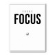 Focus – Minimal Golf Motivation Wall Art