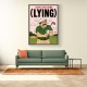 I Love This Game (Lying) – Funny Golf Wall Art