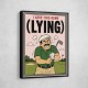 I Love This Game (Lying) – Funny Golf Wall Art