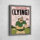 I Love This Game (Lying) – Funny Golf Wall Art