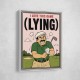 I Love This Game (Lying) – Funny Golf Wall Art