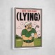I Love This Game (Lying) – Funny Golf Wall Art
