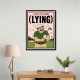 I Love This Game (Lying) – Funny Golf Wall Art