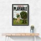 I Think It’s Playable – Golf Trouble Shot Wall Art