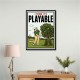 I Think It’s Playable – Golf Trouble Shot Wall Art