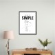 Keep It Simple – Minimal Golf Swing Wall Art