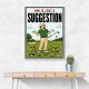 Par Is Just a Suggestion – Humorous Golf Wall Art