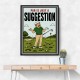 Par Is Just a Suggestion – Humorous Golf Wall Art