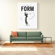 Perfect Form – Golf Swing Silhouette Wall Art