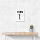 Perfect Form – Golf Swing Silhouette Wall Art