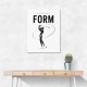 Perfect Form – Golf Swing Silhouette Wall Art